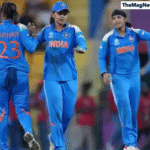 India Women vs New Zealand Women : Smriti Mandhana and Pratika Rawal batting for India Women’s Cricket Team during ICC Women’s World Cup 2025 match against New Zealand in Navi Mumbai